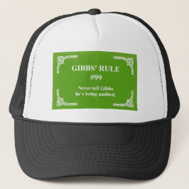 Gorra De Camionero la regla 99 de Gibbs