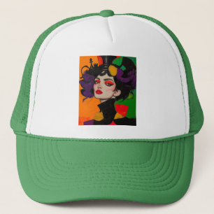Gorra De Camionero La Reina de los Gambits, el ajedrez glam con los o