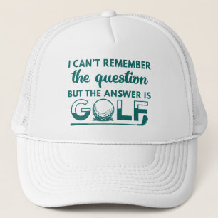 Gorra De Camionero La Respuesta Es Golf