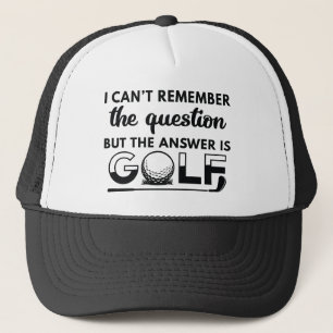 Gorra De Camionero La Respuesta Es Golf