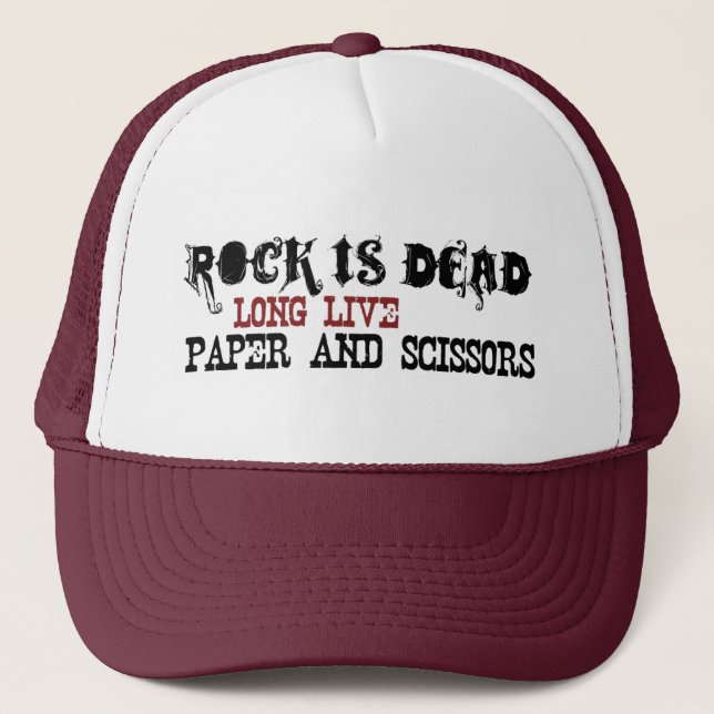 Gorra De Camionero La roca es muerta (Anverso)