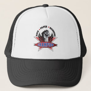Gorra De Camionero La roca, papel, Scissors al campeón