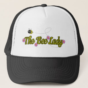 Gorra De Camionero la señora de la abeja con las flores