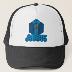 Gorra De Camionero La serpiente de la vida - Animales sagrados, C01.
