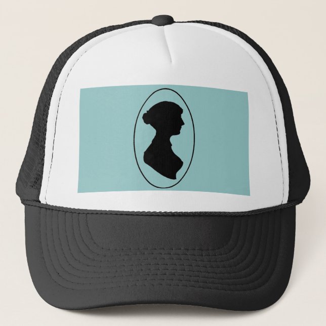 Gorra De Camionero La silueta de Jane Austen (Anverso)