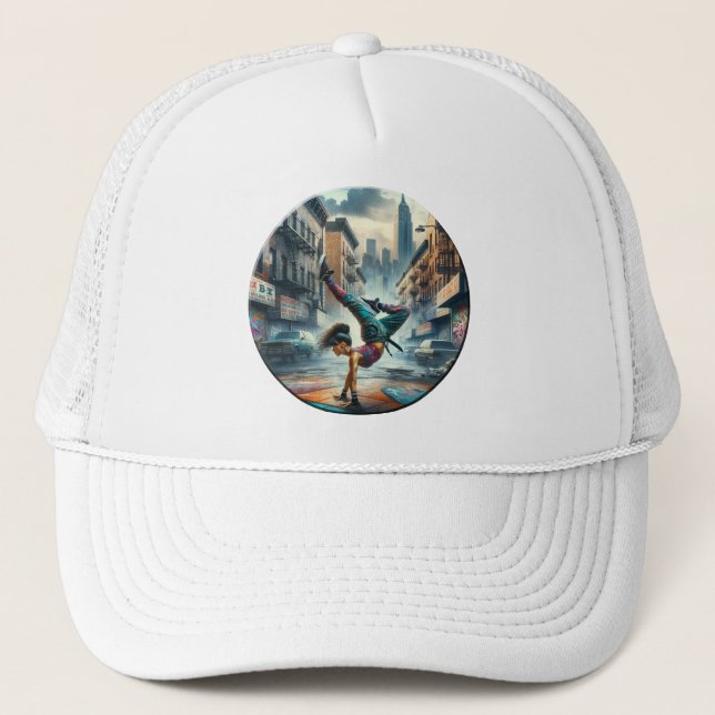 Gorra De Camionero La silueta de Nueva York (Anverso)
