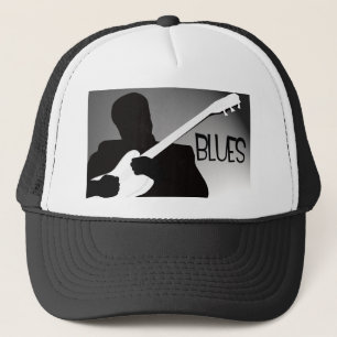 Gorra De Camionero La silueta del jugador de los azules con un
