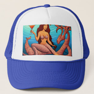 Gorra De Camionero La Sirenita de Martini Thunder_Cove de pelo largo