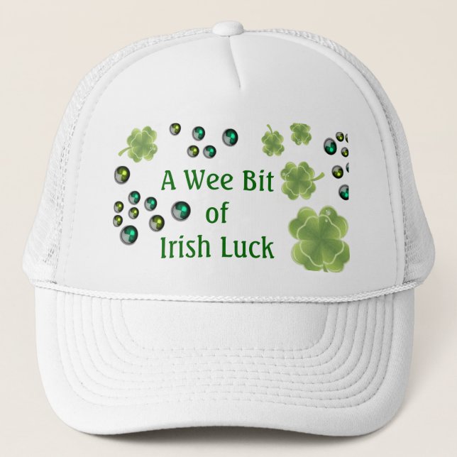 Gorra De Camionero La suerte irlandesa de St Patrick (Anverso)