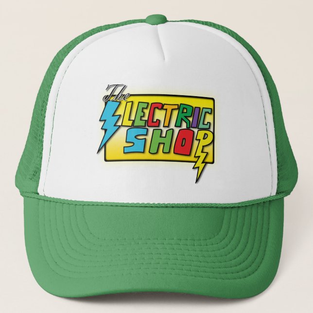 Gorra De Camionero La tienda eléctrica (verde) (Anverso)