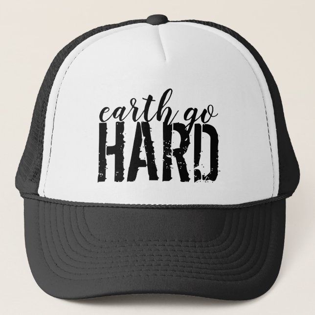 Gorra De Camionero la tierra se hace difícil (Anverso)
