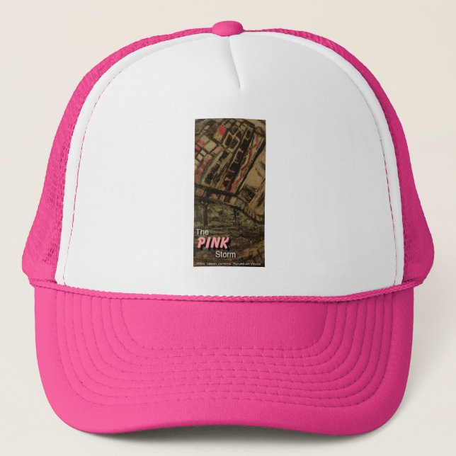 Gorra De Camionero la tormenta rosa (Anverso)