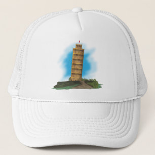 Gorra De Camionero La torre inclinada de Pisa, Italia