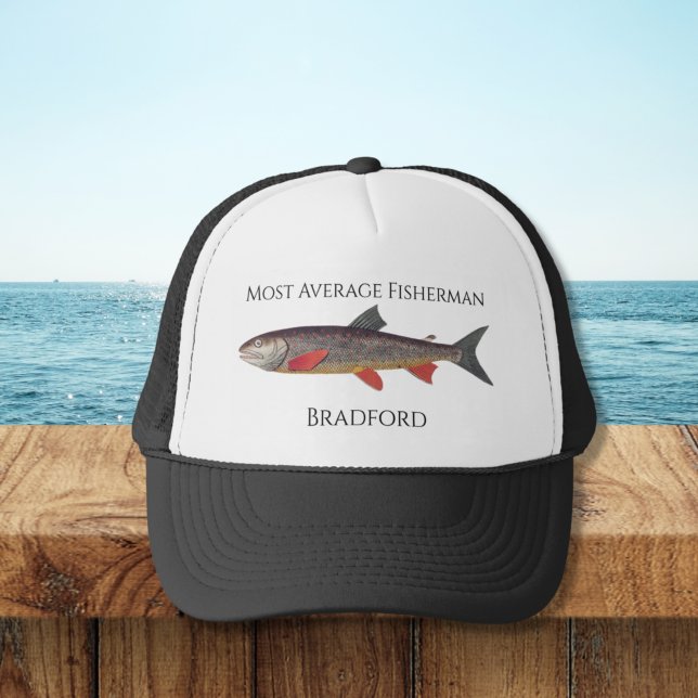 Gorra De Camionero La trucha pesquera voladora más común de los pesca (Subido por el creador)