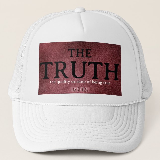GORRA DE CAMIONERO LA VERDAD (Anverso)