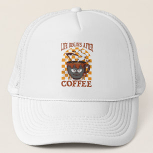 Gorra De Camionero La vida comienza después del café