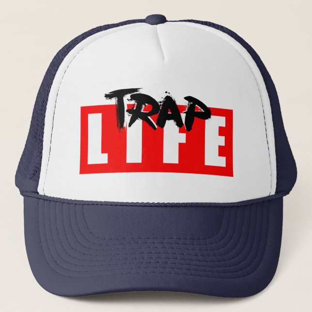 Gorra De Camionero La vida de la trampa (Anverso)