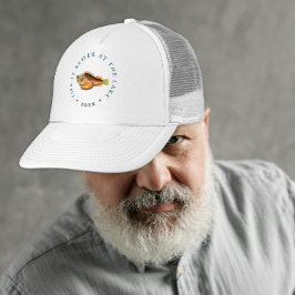 Gorra De Camionero La vida divertida es mejor en la retirada de peces