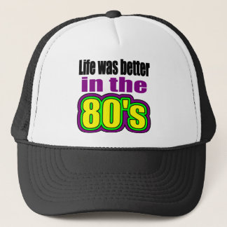 Gorra De Camionero La vida era mejor en los años 80