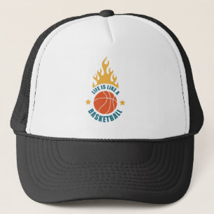 Gorra De Camionero La Vida Es Como Un Baloncesto