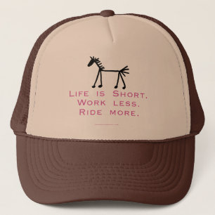 Gorra De Camionero La vida es corta