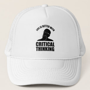Gorra De Camionero La vida es mejor con el pensamiento crítico