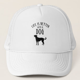 Gorra De Camionero La Vida Es Mejor Con Un Perro