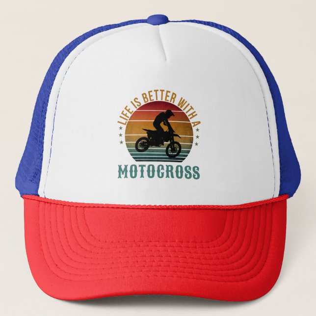 GORRA DE CAMIONERO LA VIDA ES MEJOR CON UN ROSTRO (Anverso)