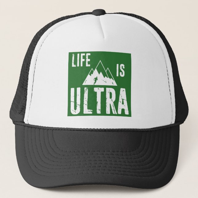 Gorra De Camionero La vida es ultra corriente (Anverso)