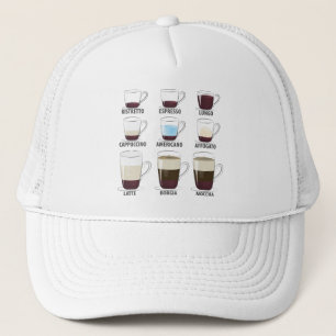 Gorra De Camionero La vida está llena de importantes opciones de café