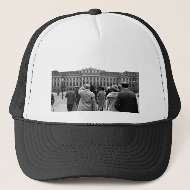 Gorra De Camionero La vieja Austria Viena Schonbrunn 1970 (Anverso)