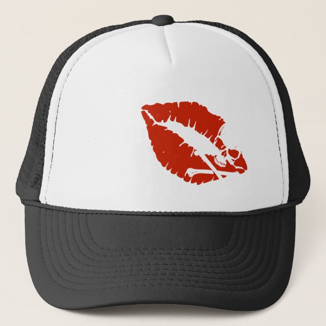 Gorra De Camionero labios del veneno (Anverso)