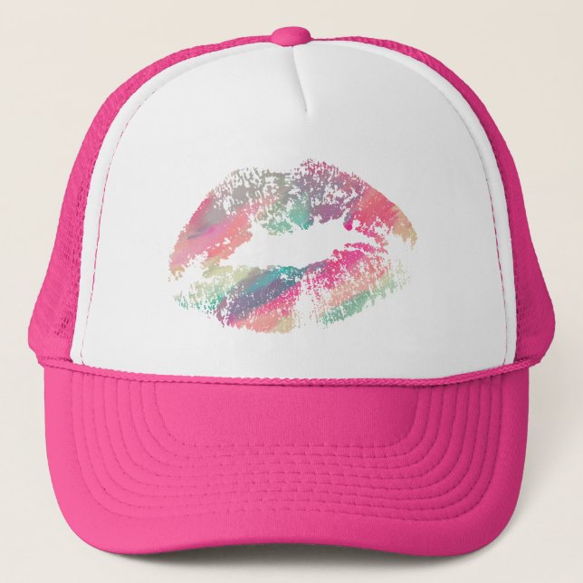 Gorra De Camionero Labios elegantes #10 (Anverso)