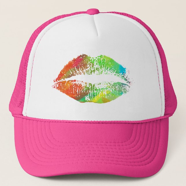 Gorra De Camionero Labios Elegantes #4 (Anverso)