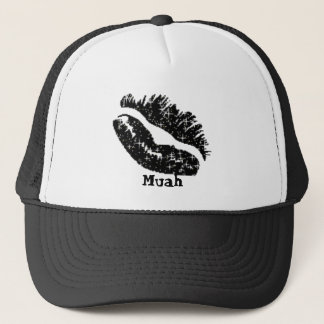 Gorra De Camionero labios negros, Muah