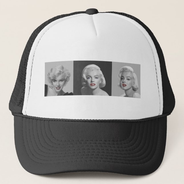 Gorra De Camionero Labios rojos Eyes.tif azul del trío de CON18BWRD (Anverso)