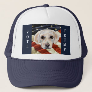Gorra De Camionero Labrador blanco recuperador