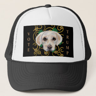 Gorra De Camionero Labrador Retriever blanco