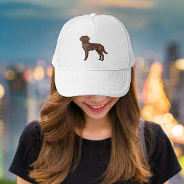 Gorra De Camionero Labrador Retriever Chocolate Cute Cartoon Perro La