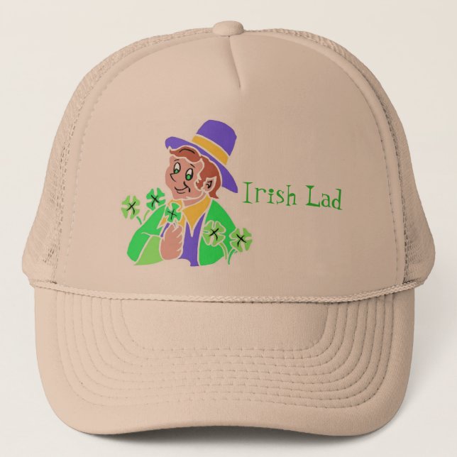 Gorra De Camionero Lad irlandés (Anverso)