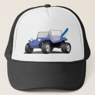 Gorra De Camionero Lado azul mango