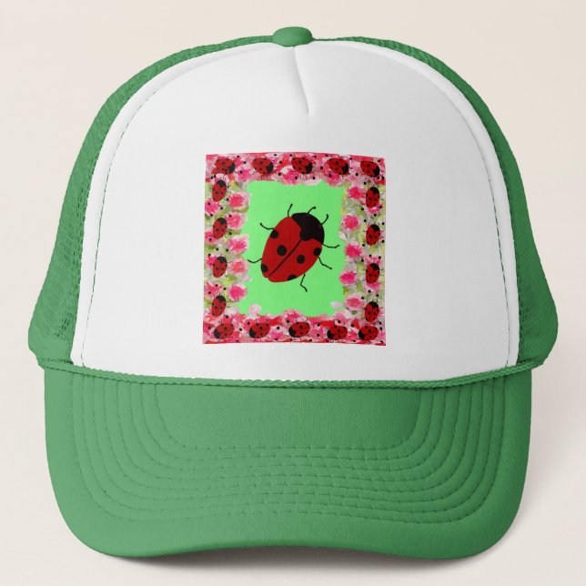 Gorra De Camionero Ladybug de Pascua (Anverso)