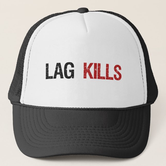 Gorra De Camionero Lag Kills Gamers (Anverso)