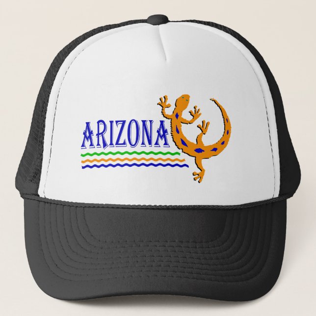 Gorra De Camionero Lagarto de Arizona (Anverso)