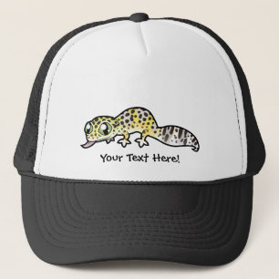 Gorra De Camionero Lagarto Leopardo de Dibujos Animados