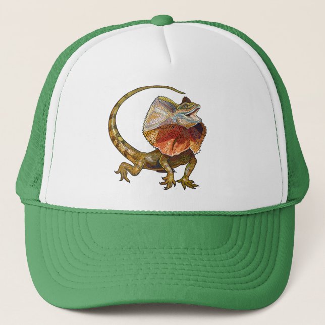 Gorra De Camionero lagarto necked del volante (Anverso)