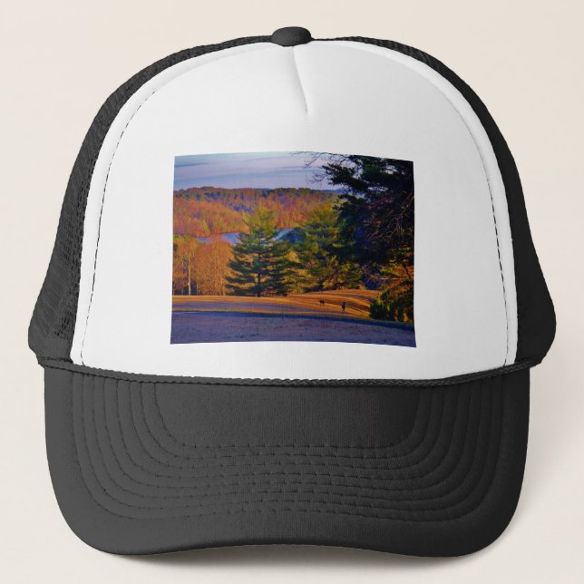 Gorra De Camionero Lago Deer & Mt (Anverso)