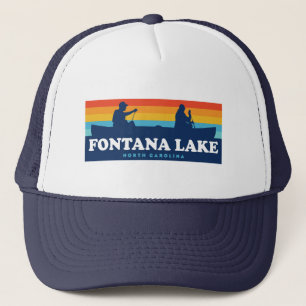 Gorra De Camionero Lago Fontana Carolina del Norte Canoa