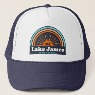 Gorra De Camionero Lago James North Carolina Rainbow