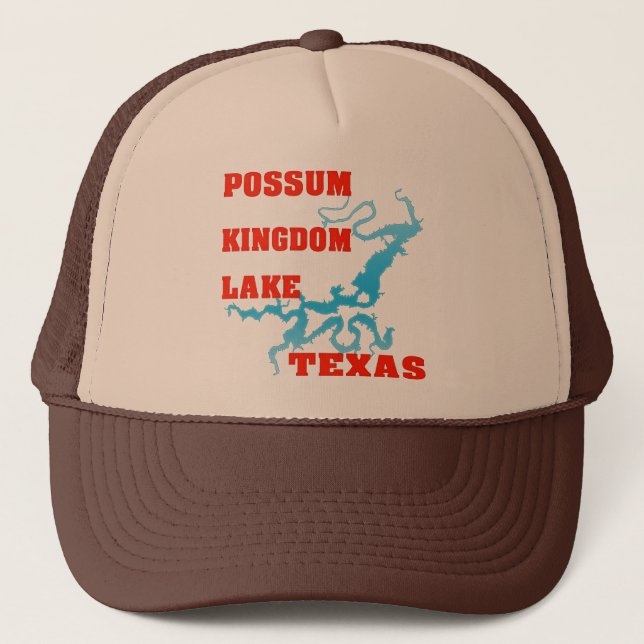 Gorra De Camionero Lago kingdom del oposum, Tejas (Anverso)